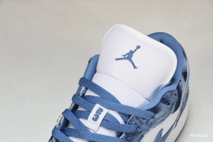 DM8947-100 Jordan 1 Low Air “Washed Denim” 0919